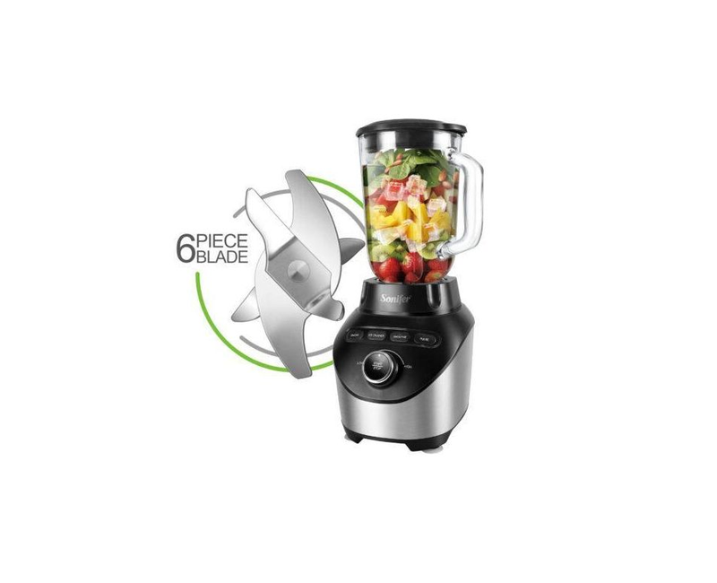 Super Performance Juice Glass Blender With Ice Crushing Function-Transparent