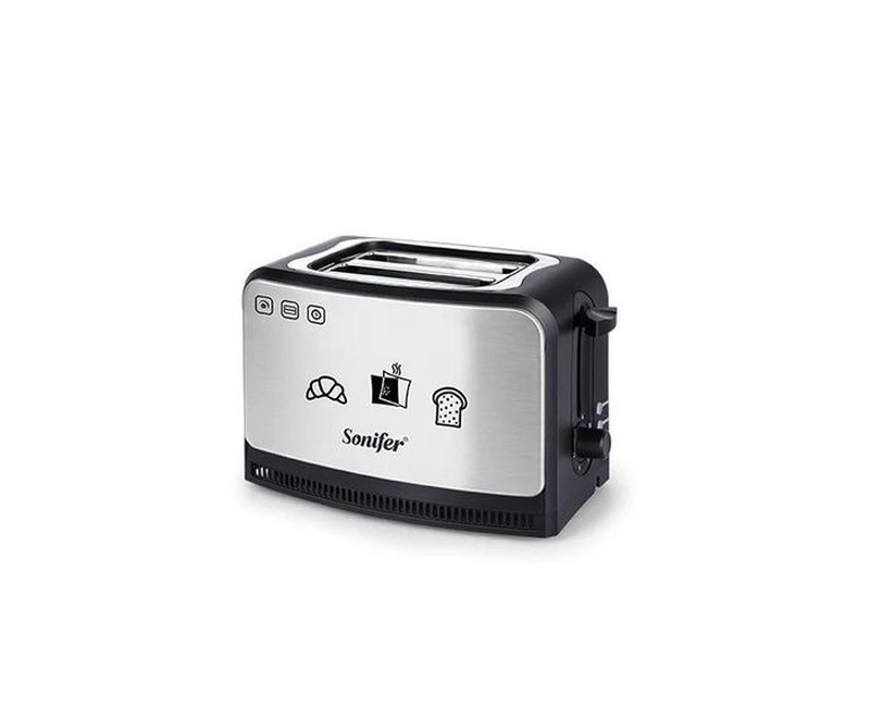 2 Slices Electric Bread Toaster With 6 Speeds