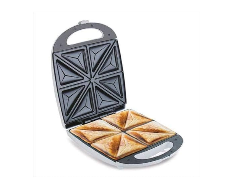 4 Slices Sandwich Maker Panini Press For Making Breakfast Snacks