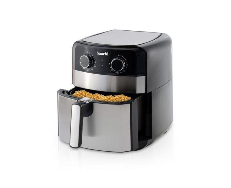 5 Liters Airfryer With Unique Air Technology-Black/Silver