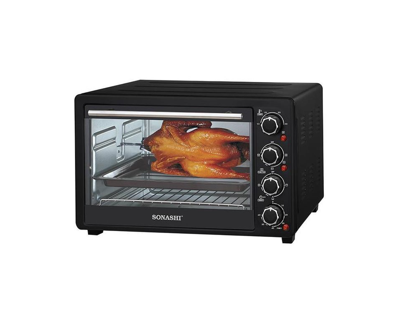 36 Liters Electric Oven With Convection Function-Black/Silver