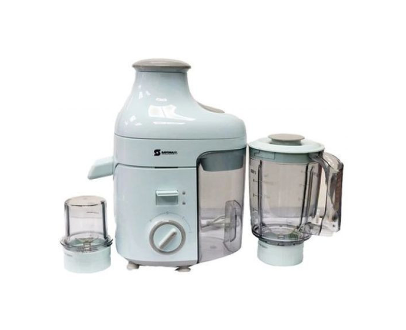 3 In 1 Centrifugal Juicer Blender And Grinder-Transparent