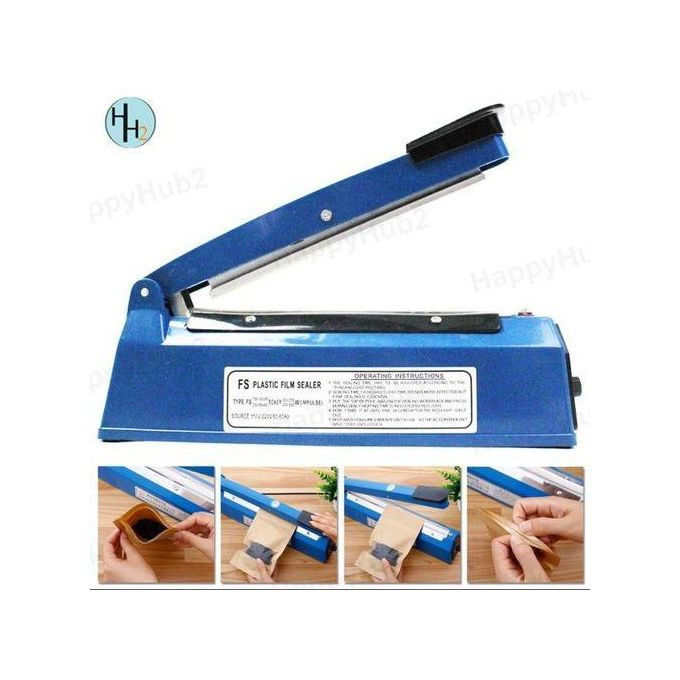 Impulse Plastic Bag Sealer - Blue