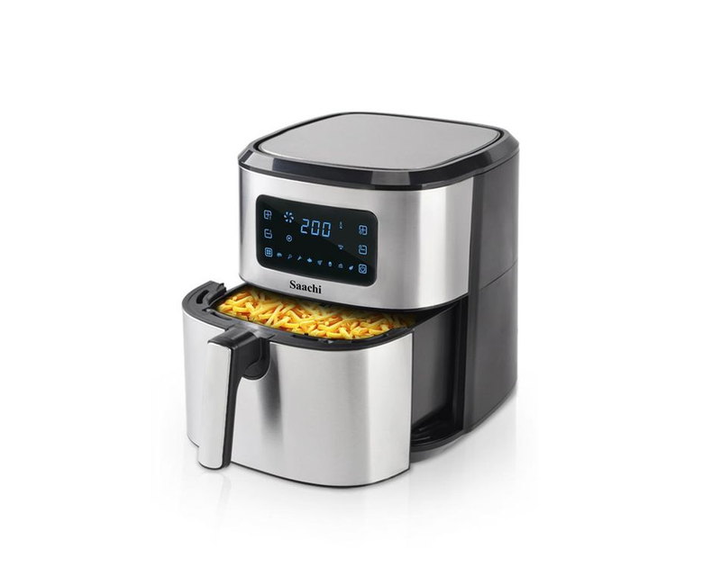 7 Liters Airfryer With Intuitive Digital Touch Screen-Silver/Black
