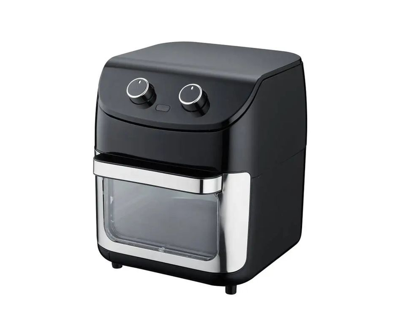 15 Liters Large Electric Airfryer For Frying Healthy Food Without Oil With Display Window-Black