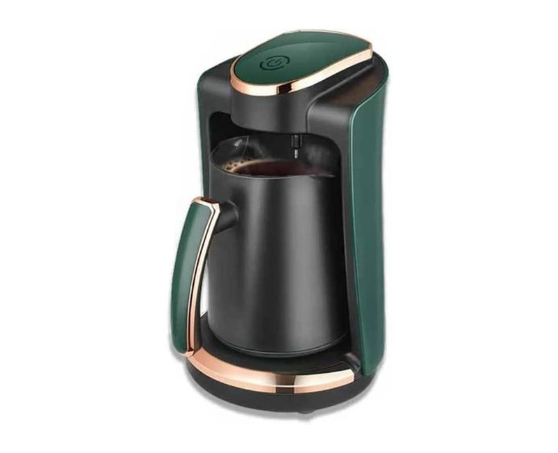 Electric Coffee Pot For Making 4 Cups -Green/Black