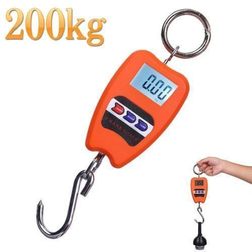 Weighing Scale With Clear Digital Screen-Orange..