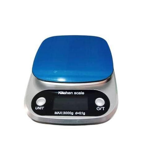 0.1 Up To 3000Grams Digital Scale With Tare Function-Silver