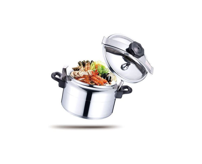 HTH 7L  Pressure Cooker Saucepan - Silver.