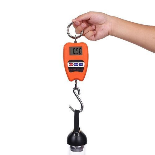 200 Kgs Weighing Scale With Clear Digital Screen-Orange