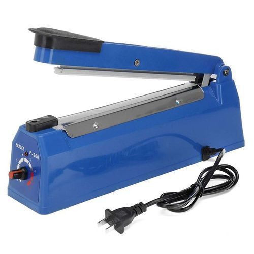 Handheld Impulse Sealer Machine Plastic Sealing - Blue
