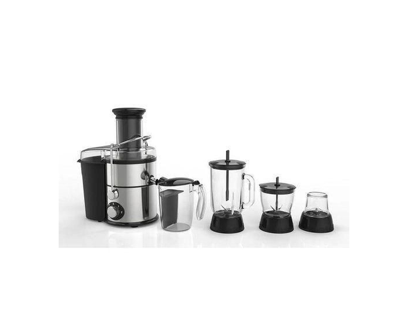 4 In 1 Juicer With Mill And Grinder-Transparent