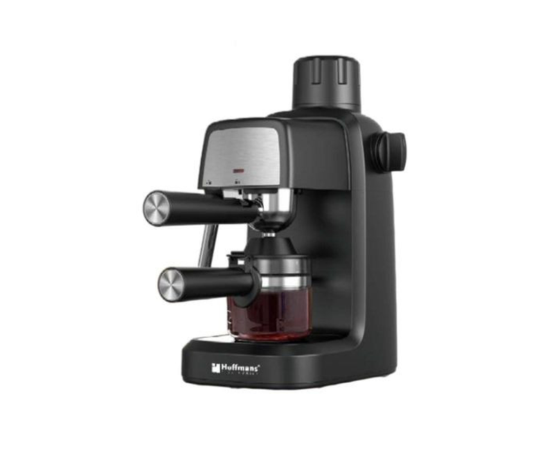 3.5 Bar Electric Espresso Coffee Maker With A Powerful Steam Systeamand 92 Degrees Constant Temperature Extraction-Silver/Black