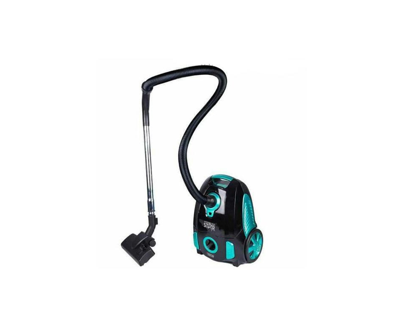 4L 22kpa Vacuum Cleaner With Aluminum Wire Motor Full Dust Indicator Telescopic Metal Pipe/Floor Brush Hose Brush Universal Wheel Foot Button 5m Power Cable BS Plug- Multi-colour.