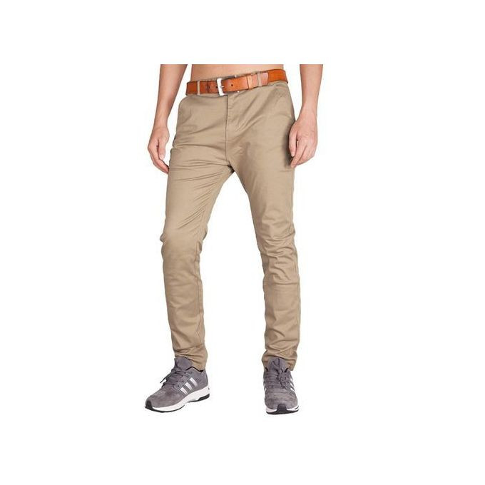Men's Khaki Trousers- Stretchers - Cream