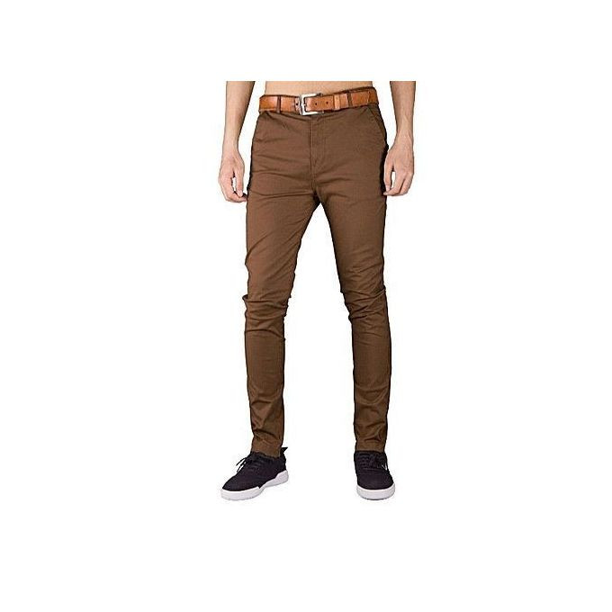 Men's Khaki Trousers Stretcher - Coffee Brown