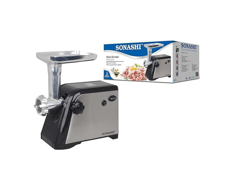 Electric Fast Meat Grinder For Making Sausages And Mincing Meat-Silver
