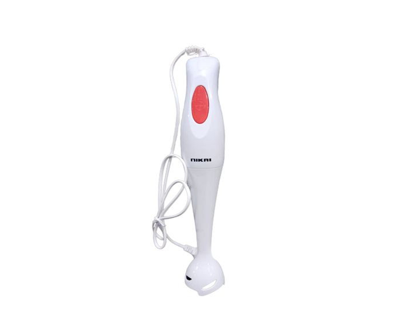 Electric Hand Blender For Making Smoothies And Fruit Juices-White/Silver