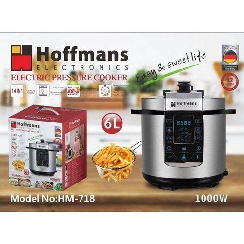 Electric Pressure Cooker 6L Fast Cooking - Silver