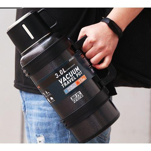 Zego Hot & Cold Stainless Steel Vaccum Insulated 3L, 72 Hour Flask - Multi-colours.