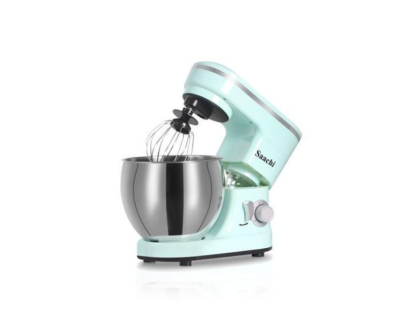 Stand Mixer With A 5 Liters Stainless Steel Mixing Bowl-Silver/Black/Green