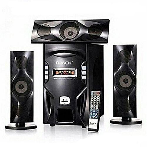 3.1 Hifi Multimedia Bluetooth AC/DC Speaker With FM, USB, SD - Black
