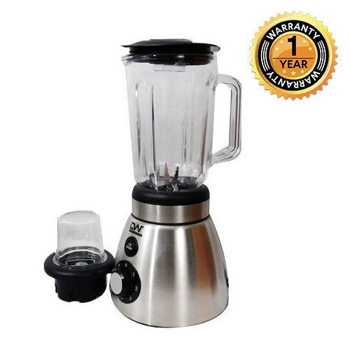 Digiwave DWBL1201 Ice Crusher Blender – 1.5L Glass Jar – Stainless Steel