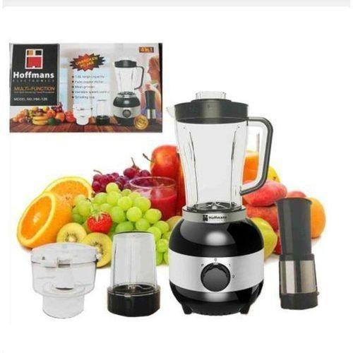 Hoffmans 4 IN 1 Multi-function Electric Blender Juicer Fruit Mixer Powerful Hand Held Stainless Steel Grinder - Multcolour