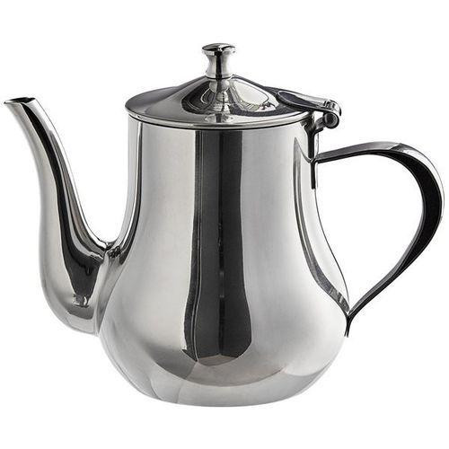 24oz Stainless Steel Tea Pot - Silver