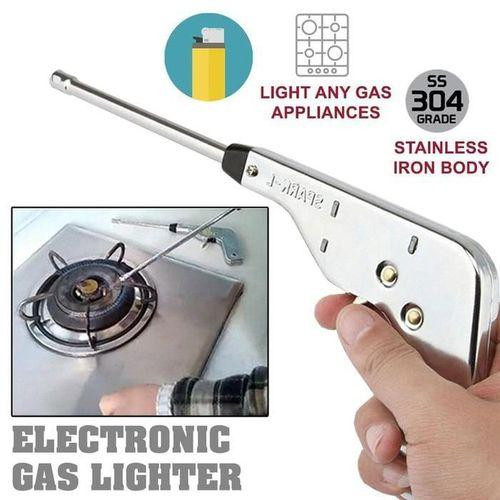 Electronic Fire Pulse Gas Stove Igniter - Silver