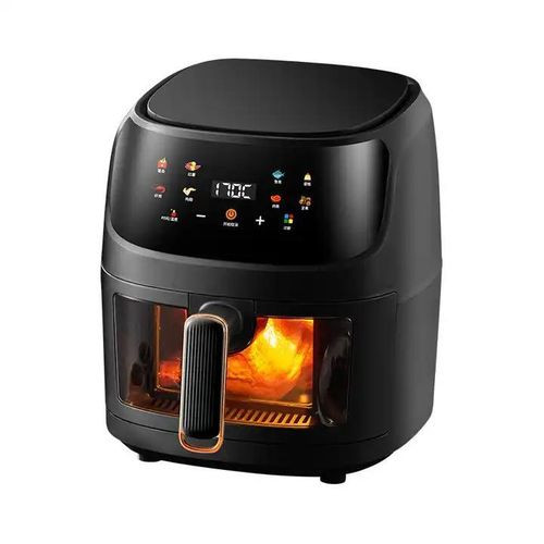 Touch Operated 8 Liters Airfryer With Observation Window-Multicolours
