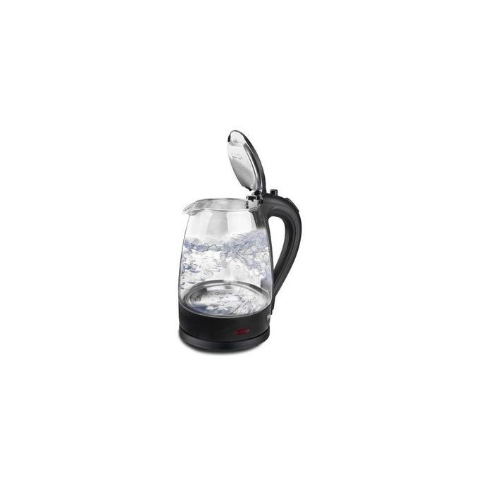 1.8 Litres Electric Glass Water Kettle - Black