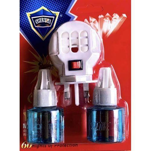 Shenke Electric Mosquito Killer With 2Refill Liquid Bottles - White