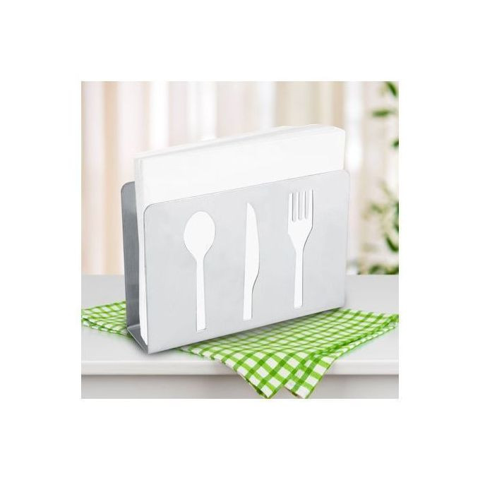 Serviettes Holder - Silver