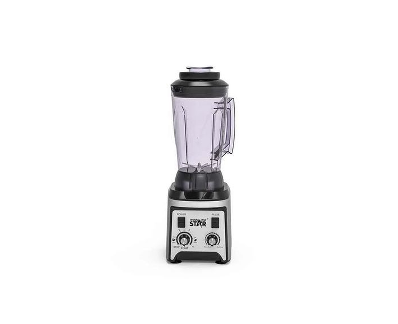 4 Liters High Speed Plastic Electric Commercial Blender With Very Sharp Blades-Transparent