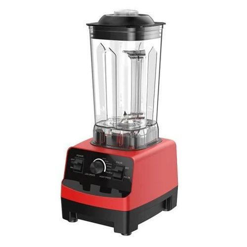Commercial Plastic Blender Of 2 Liters With 6 Very Sharp Blades With Ice Crushing Function-Multicolour