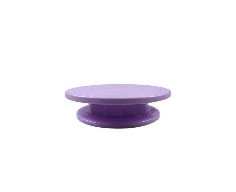 Cake Turntable Non-Slipping Bottom Rotating - Purple