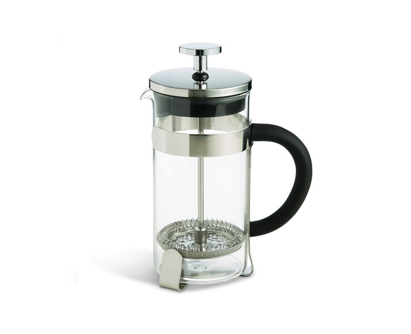 Manual Stainless Steel Coffee Maker Filter Presser Herbal Tea Maker Various Designs -Silver