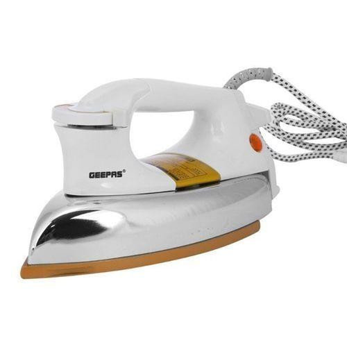Geepas Heavy Weight Dry Iron Non Stick Sole Plate With Temperature Control