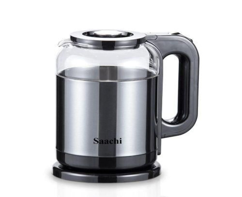 Fast Boiling Electric Kettle With A Borosilicate Glass Body-Multicolour