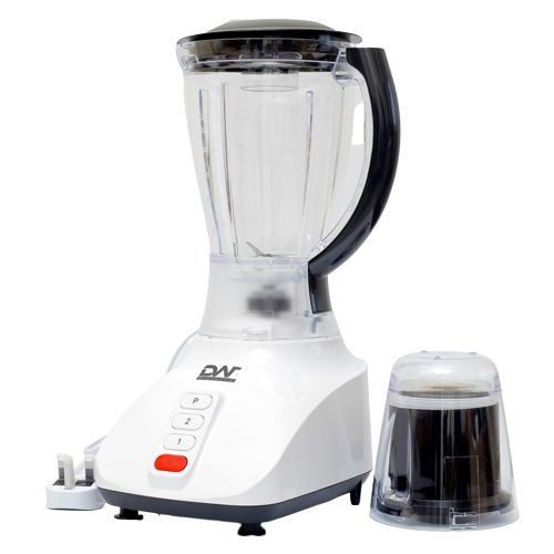 2 In 1 Double Jar Blender 1.5 Litres with 4 Preset Settings Button - White