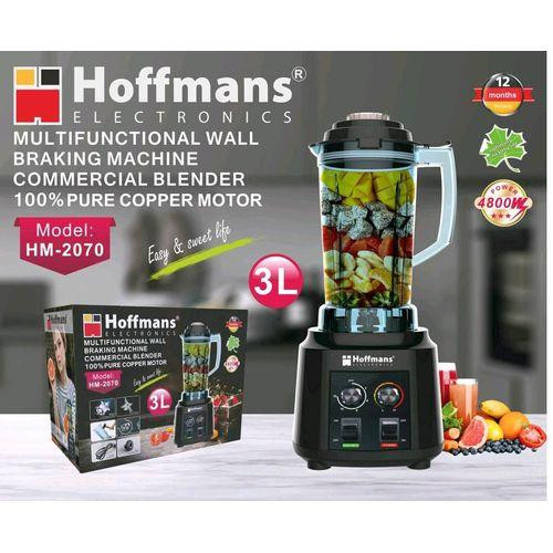 Hoffmans 3L Multifunctional Wall Braking Machine Commercial Blender - Black