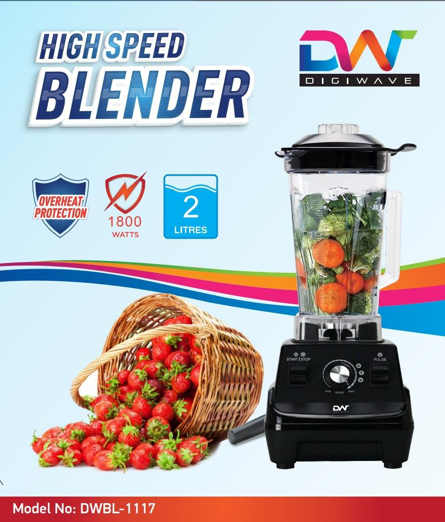 2 Litre High Speed Commercial For Heavy Duty Works & Business - Black