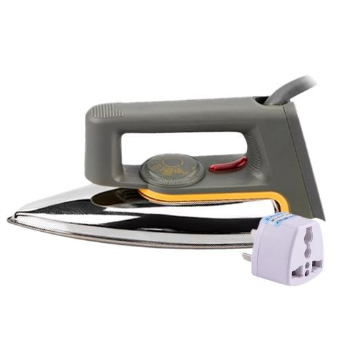 R.1108 Non Stick Electric Flat Iron - Silver & Grey