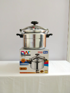 9 litre Heavy Gauge Explosion Proof Pressure Cooker - Silver