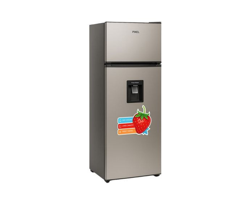 Pixel 280L  DOUBLE DOOR  with dispenser