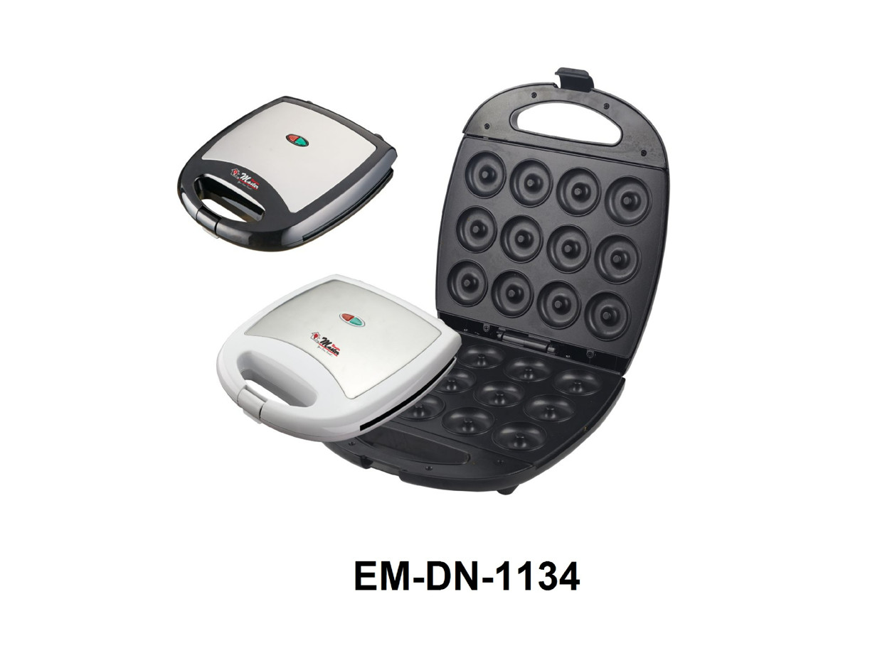 12pc 1500W Donut Maker EM-DN1134 – White