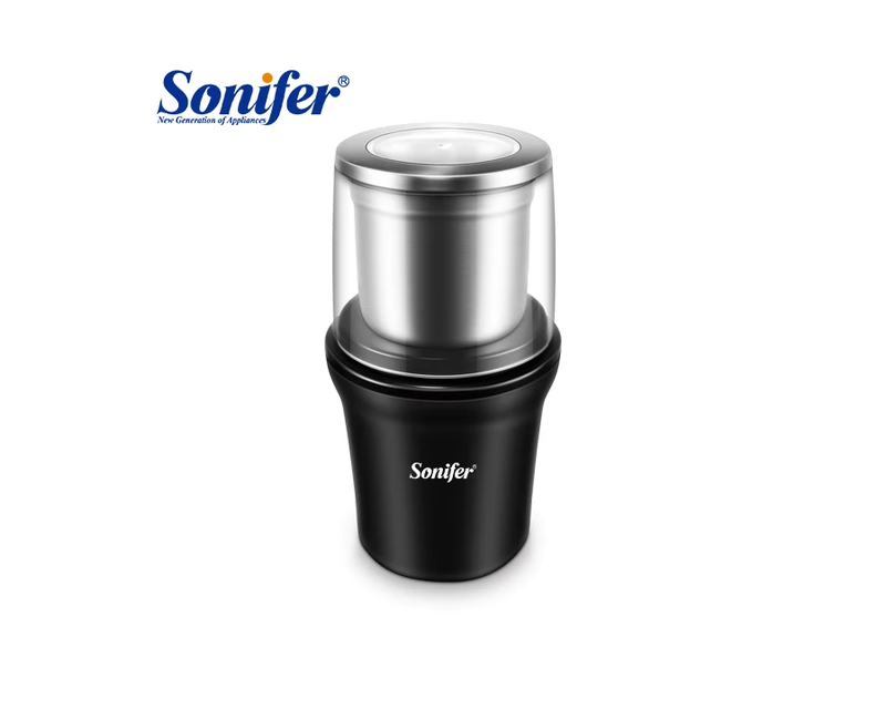 Fast Grinding Spices Coffee Electric Grinder With Very Sharp Blades-Silver/Black