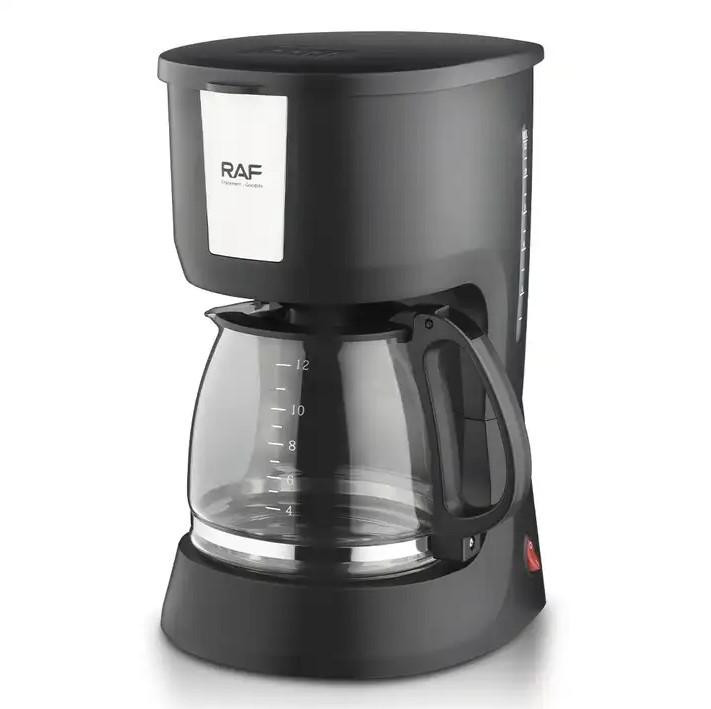 Coffee Maker Machine 12 Cups R.131 - Silver & Black