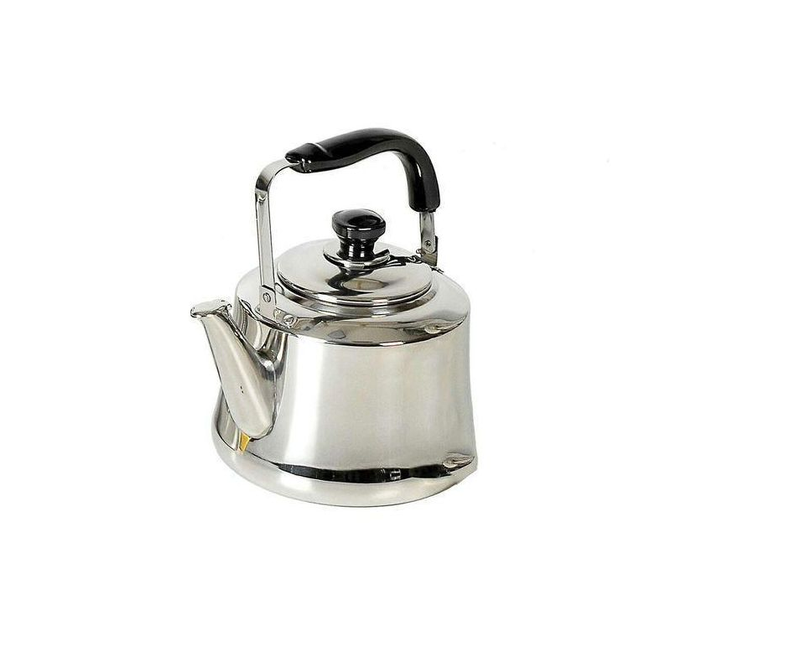 Heavy Duty Non-Electric Whistling Kettle-Silver